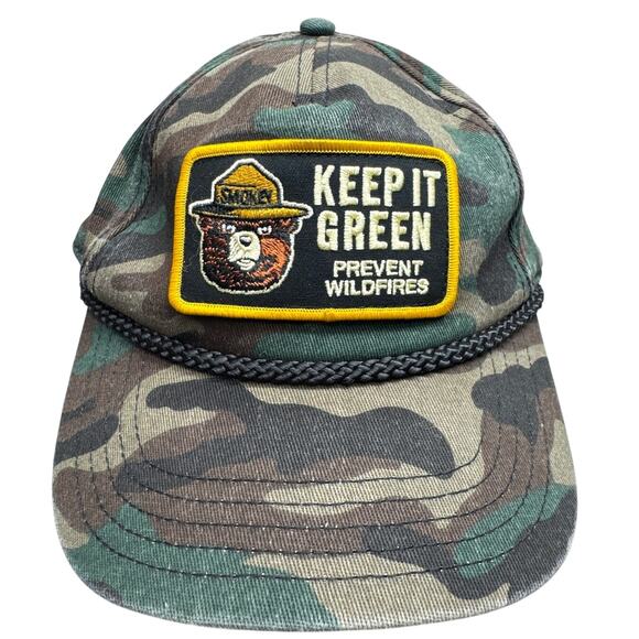 American Needle Other - American Needle Roscoe Smokey Bear Camo Adjustable Hat, OS, Unisex